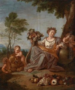 Demeter (ceres), Gottin Des Uberflusses Und Der Fruchtbarkeit by Giulio Carpioni