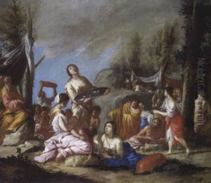 Caduta Della Manna by Giulio Carpioni