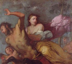 Nessus And Deianeira by Giulio Carpioni