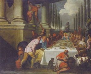 The Marriage At Cana by Giulio Carpioni