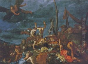 Le Deluge by Giulio Carpioni