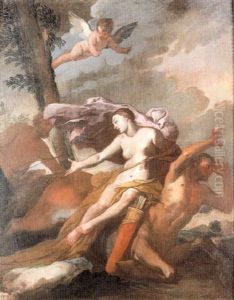 L'enlevement De Dejanire by Giulio Carpioni