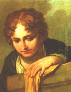 Study Of A Boy, Head And Shoulders