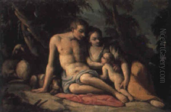 A Herdsman's Family - view 1