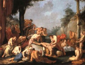 The Flaying Of Marsyas by Giulio Carpioni