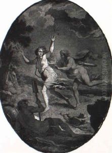 Apollo And Daphne by Giulio Carpioni
