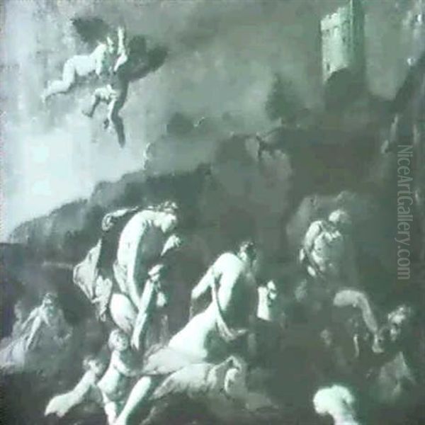 The Death Of Leander - view 1