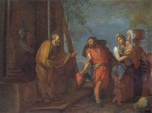 La Partenza Di Abramo by Giulio Carpioni