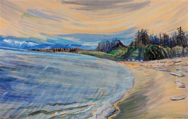 Beach Below Royal Roads Training School, Albert Head, Victoria, Bc - view 1