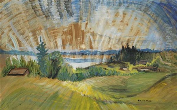 Farm, Sea And Sky - view 1