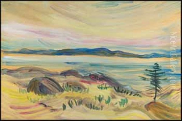 The Strait And Blue Mountains - view 1