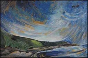 Sea And Sky, Off Beacon Hill by Emily M. Carr