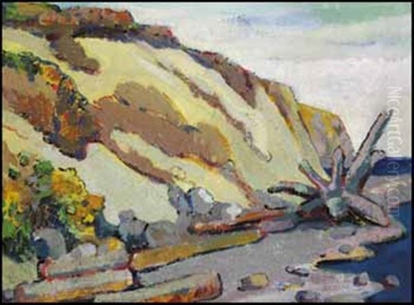 Beach Scene, Victoria, Bc - view 1