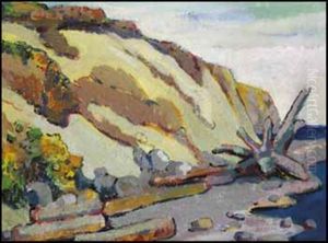 Beach Scene, Victoria, Bc by Emily M. Carr