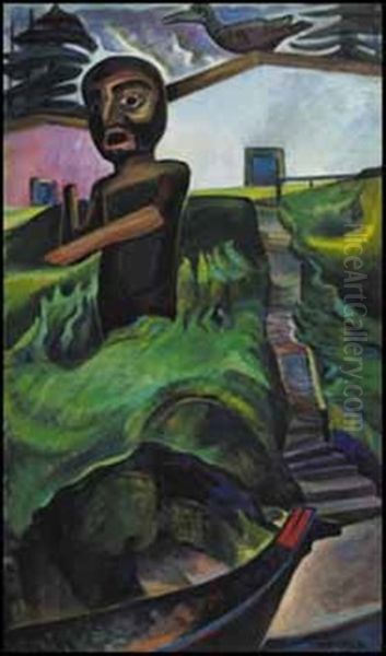 The Crazy Stair (the Crooked Staircase) by Emily M. Carr