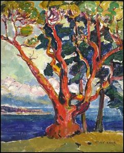 Arbutus Tree (+ Portrait, Verso) by Emily M. Carr