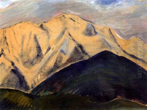 Snowy Mountain Range - view 1