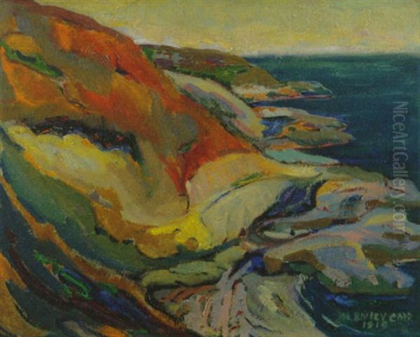 Along The Cliff, Beacon Hill, In The Distance Horseshoe Bay - view 1