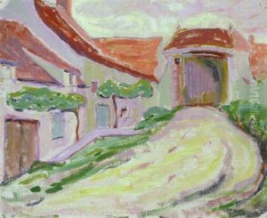 Village, Brittany by Emily M. Carr