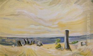 Beach Scene, Strait Of Juan De Fuca by Emily M. Carr