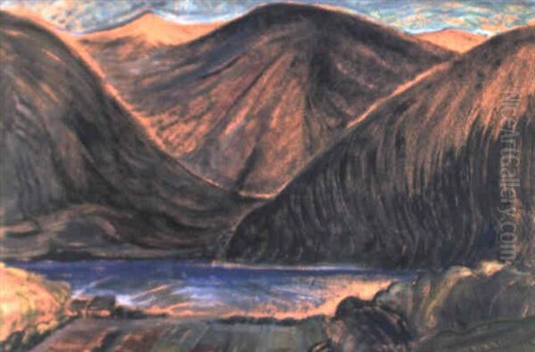 Rocky Mountain Lake View Near Lillooet, B.c. - view 1