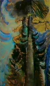 The Bole Of A Tree - Autumn by Emily M. Carr