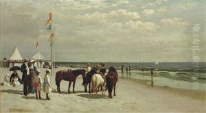 Pony Ride, Coney Island by Samuel S. Carr