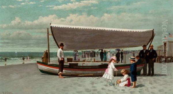 The Oyster Seller, Coney Island - view 1