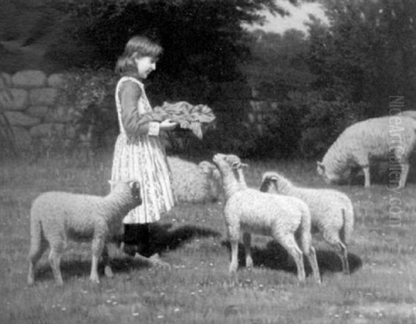 Feeding The Lambs - view 1