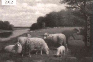 Sheep In A Landscape Sheep In A Landscape