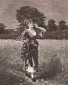 Lady In A Field Lady In A Field