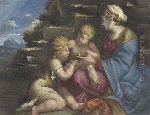 Madonna Della Tazza by Agostino Carracci