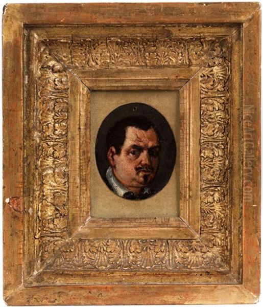 Ovales Miniaturbildnis Seines Bruders Annibale Carracci - view 1