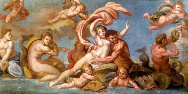 'thetis Und Peleus' Or 'galatea' Or 'venus Und Triton' - view 1