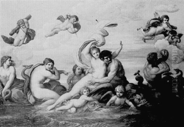 Thetis Carried To The Bridal Chamber Of Peleus - view 1