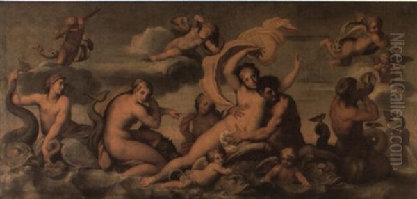 A Woman Borne Off By A Sea God(?) - view 1