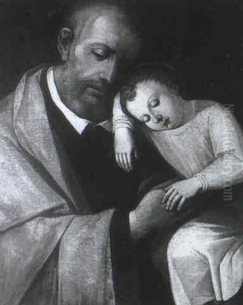 Saint Philip Nri With The Christ Child - view 1