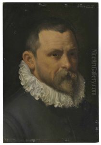 Portrait Of A Gentleman, Bust-length by Annibale Carracci