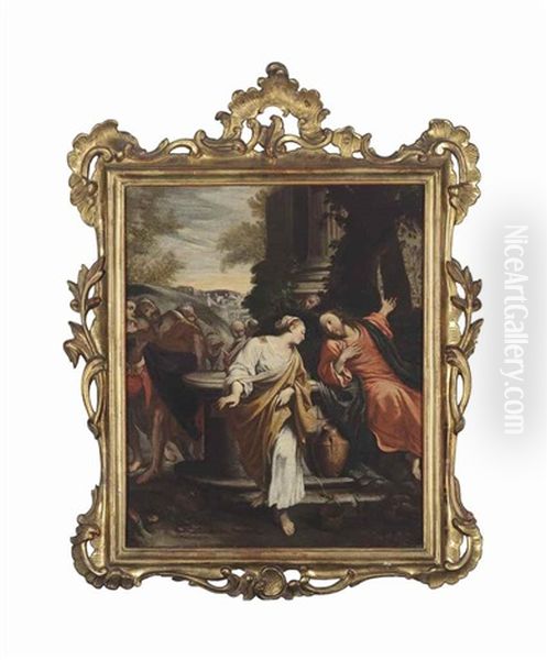 Christ And The Samaritan Woman At The Well - view 1