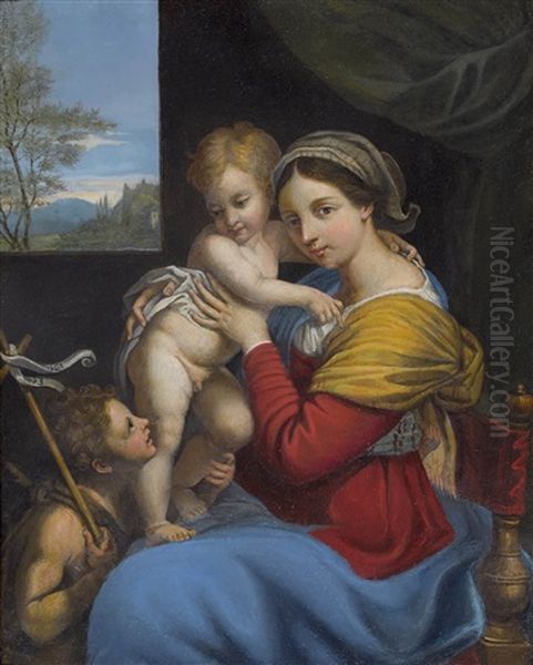 Madonna Mit Jesus Und Johannes Dem Taufer - view 1
