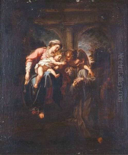 Madonna Con Bambino, San Francesco E Angelo - view 1