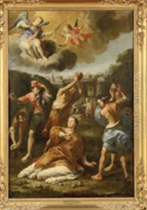 Le Martyre De Saint Etienne by Annibale Carracci