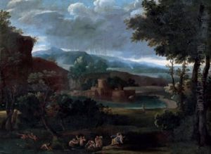 Latone Et Les Paysans De Lycie by Annibale Carracci