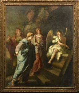 The Holy Woman At The Tomb Of Christ by Annibale Carracci