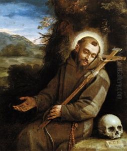 Der Heilige Franziskus; San Francesco by Annibale Carracci