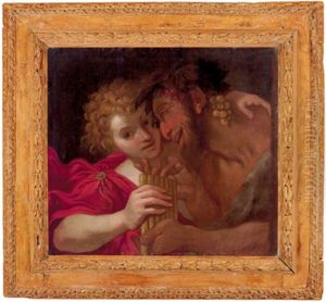 Ein Junger Hirte Mit Einem Satyr, Giovane Pastore Con Satiro