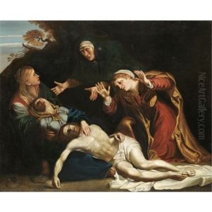 The Deposition (by J.r. Milner) by Annibale Carracci