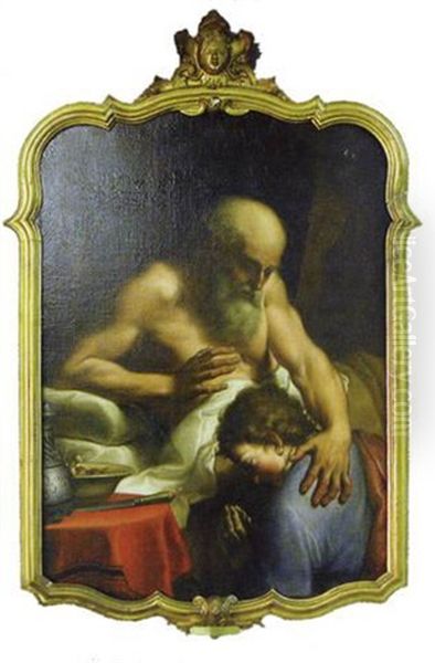 Isaac Blessing Jacob - view 1