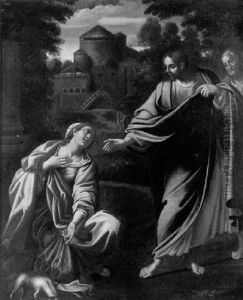 Le Christ Et La Cananeenne by Annibale Carracci