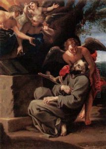 The Ecstacy Of Saint Francis by Annibale Carracci